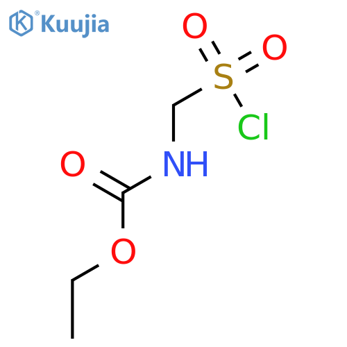 CARBAMIC ACID, (CHLOROSULFONYL)METHYL-, ETHYL ESTER structure