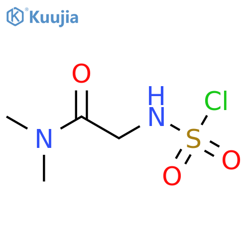 Sulfamoyl chloride, [(dimethylamino)carbonyl]methyl- structure