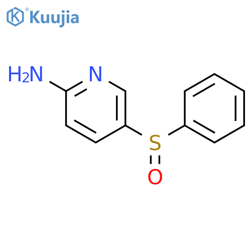 5-(phenylsulfinyl)-2-Pyridinamine structure