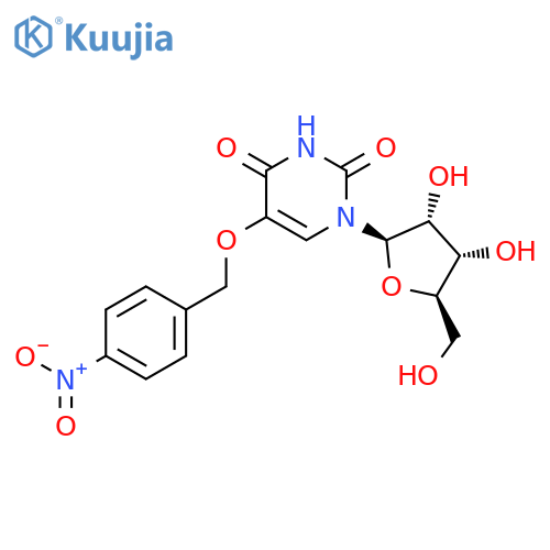 Uridine, 5-[(4-nitrophenyl)methoxy]- structure