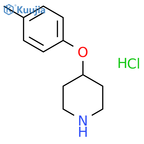 4-(4-Methylphenoxy)piperidine hydrochloride structure
