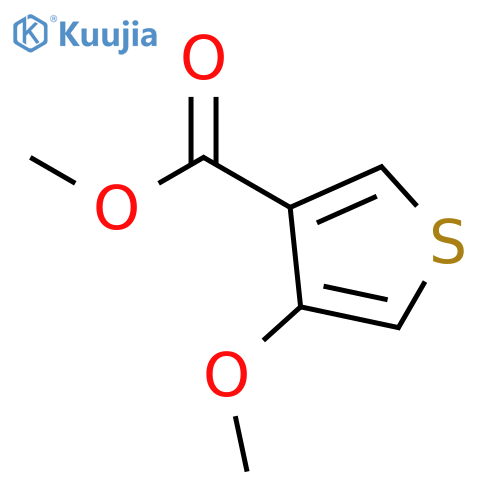 Methyl 4-methoxythiophene-3-carboxylate structure