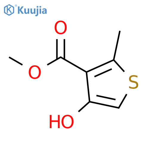 Methyl 4-hydroxy-2-methylthiophene-3-carboxylate structure