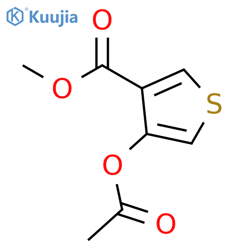 4-Acetoxy-thiophene-3-carboxylic Acid methyl ester structure