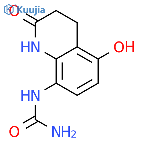 Urea, (1,2,3,4-tetrahydro-5-hydroxy-2-oxo-8-quinolinyl)- structure