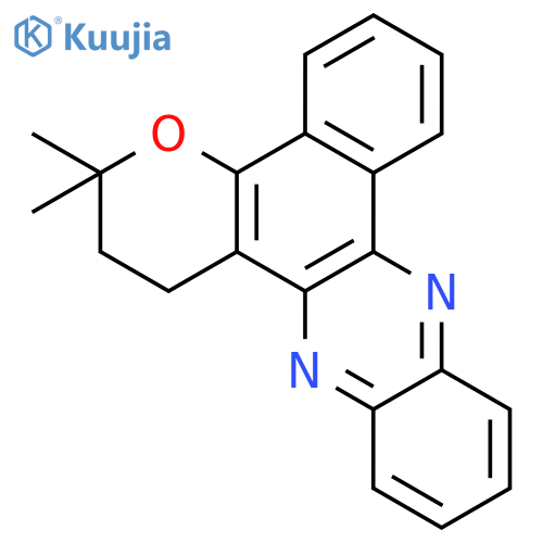 3H-BENZO[A]PYRANO[2,3-C]PHENAZINE, 1,2-DIHYDRO-3,3-DIMETHYL- structure
