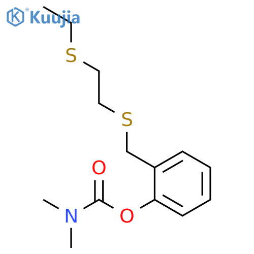 CARBAMIC ACID, DIMETHYL-, 2-[[[2-(ETHYLTHIO)ETHYL]THIO]METHYL]PHENYL ESTER structure