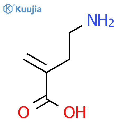 Butanoic acid, 4-amino-2-methylene- structure