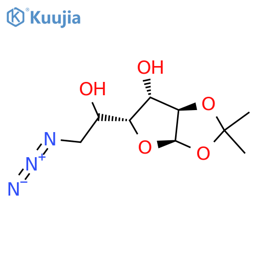 6-Azido-6-deoxy-1,2-O-isopropylidene-a-D-glucofuranose structure