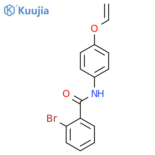 BENZAMIDE, 2-BROMO-N-[4-(ETHENYLOXY)PHENYL]- structure