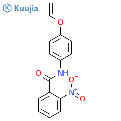 BENZAMIDE, N-[4-(ETHENYLOXY)PHENYL]-2-NITRO- structure