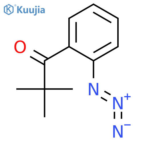 1-Propanone, 1-(2-azidophenyl)-2,2-dimethyl- structure