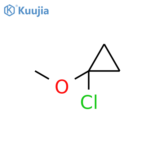 Cyclopropane, 1-chloro-1-methoxy- structure