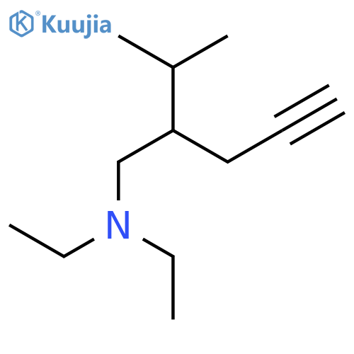 4-PENTYN-1-AMINE, N,N-DIETHYL-2-(1-METHYLETHYL)- structure