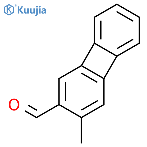 2-Biphenylenecarboxaldehyde, 3-methyl- structure