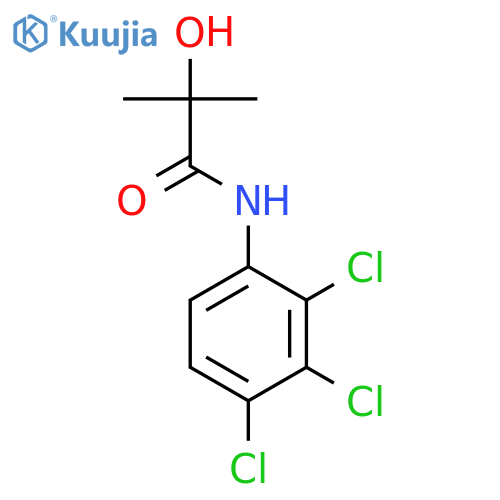 Propanamide, 2-hydroxy-2-methyl-N-(2,3,4-trichlorophenyl)- structure