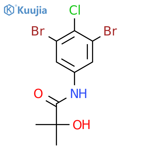 PROPANAMIDE, N-(3,5-DIBROMO-4-CHLOROPHENYL)-2-HYDROXY-2-METHYL- structure
