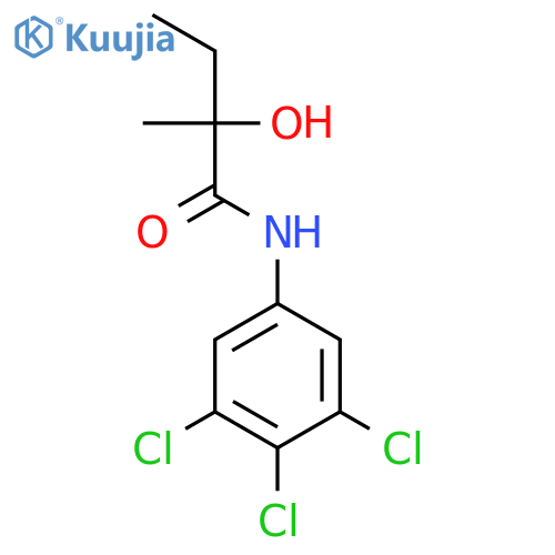 Butanamide, 2-hydroxy-2-methyl-N-(3,4,5-trichlorophenyl)- structure