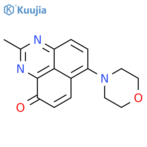 4H-Perimidin-4-one, 2-methyl-7-(4-morpholinyl)- structure