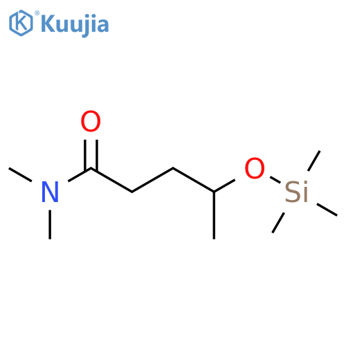 Pentanamide, N,N-dimethyl-4-[(trimethylsilyl)oxy]- structure