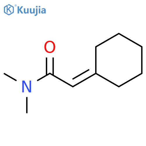 Acetamide, 2-cyclohexylidene-N,N-dimethyl- structure