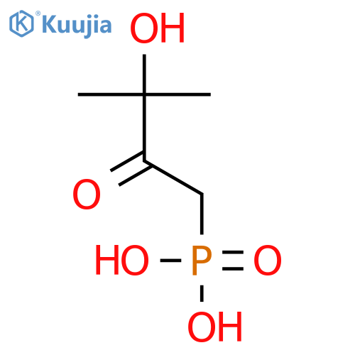 Phosphonic acid, (3-hydroxy-3-methyl-2-oxobutyl)- structure
