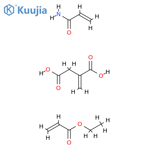 Butanedioic acid, methylene-, polymer with ethyl 2-propenoate and 2-propenamide structure