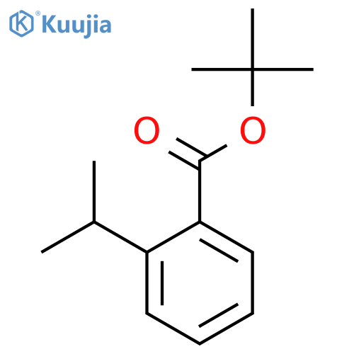BENZOIC ACID, 2-(1-METHYLETHYL)-, 1,1-DIMETHYLETHYL ESTER structure