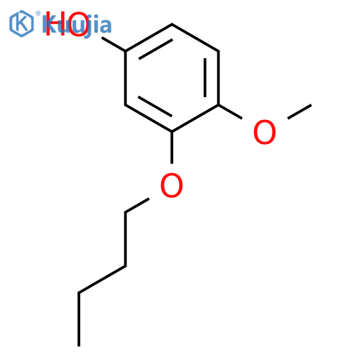 PHENOL, 3-BUTOXY-4-METHOXY- structure