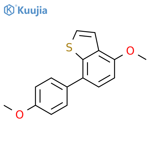 BENZO[B]THIOPHENE, 4-METHOXY-7-(4-METHOXYPHENYL)- structure