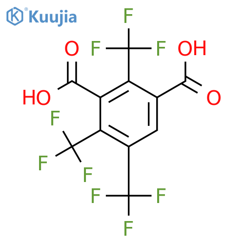 1,3-BENZENEDICARBOXYLIC ACID, 2,4,5-TRIS(TRIFLUOROMETHYL)- structure