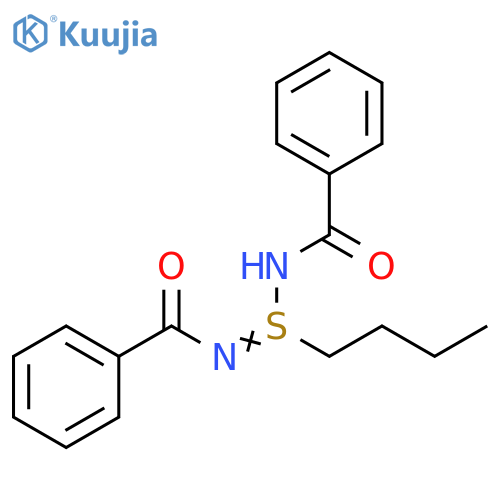 Benzamide, N-(N-benzoyl-S-butylsulfinimidoyl)- structure