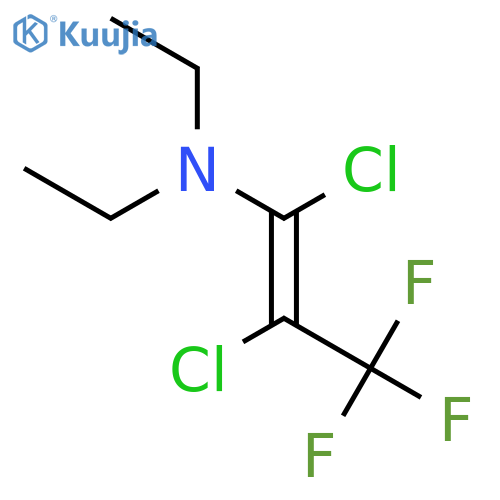 1-PROPEN-1-AMINE, 1,2-DICHLORO-N,N-DIETHYL-3,3,3-TRIFLUORO- structure