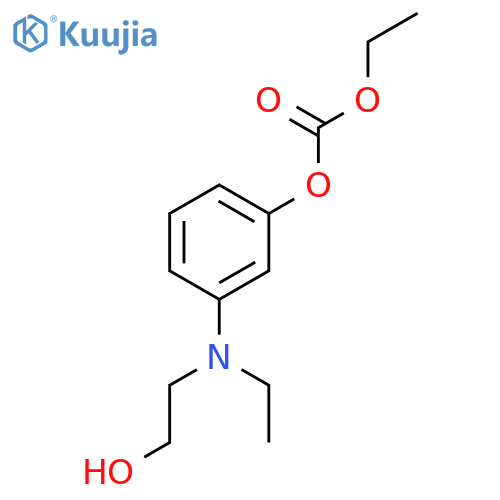 CARBONIC ACID, ETHYL 3-[ETHYL(2-HYDROXYETHYL)AMINO]PHENYL ESTER structure