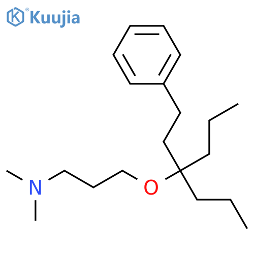 1-PROPANAMINE, N,N-DIMETHYL-3-[1-(2-PHENYLETHYL)-1-PROPYLBUTOXY]- structure