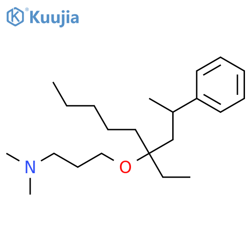 1-PROPANAMINE, 3-[[1-ETHYL-1-(2-PHENYLPROPYL)HEXYL]OXY]-N,N-DIMETHYL- structure
