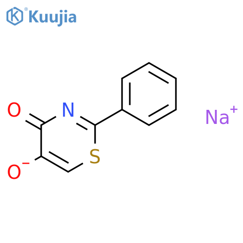 sodium 4-oxo-2-phenyl-4H-1,3-thiazin-5-olate structure