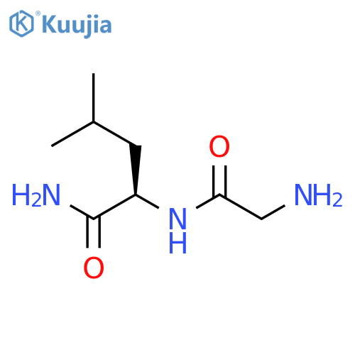 D-Leucinamide, glycyl- structure