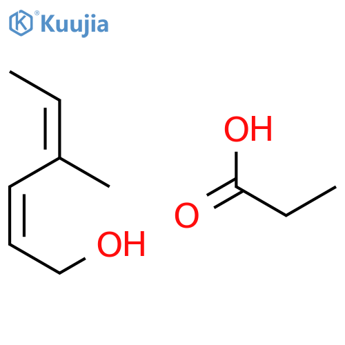 2,4-HEXADIEN-1-OL, 4-METHYL-, PROPANOATE structure