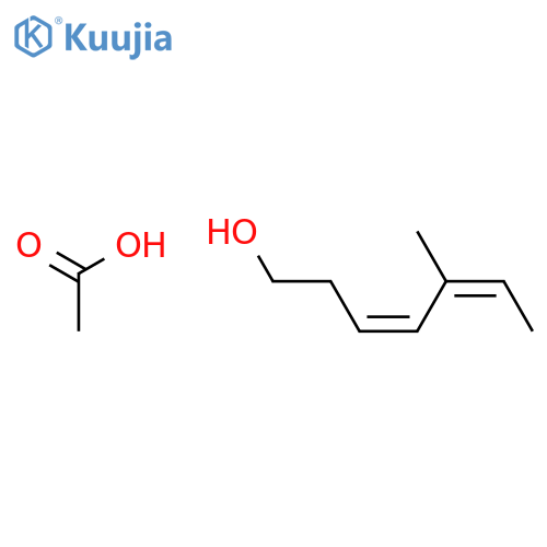 3,5-Heptadien-1-ol, 5-methyl-, acetate structure