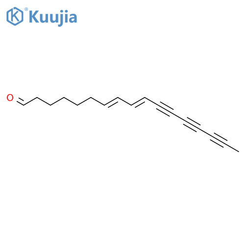 7,9-Heptadecadiene-11,13,15-triynal structure