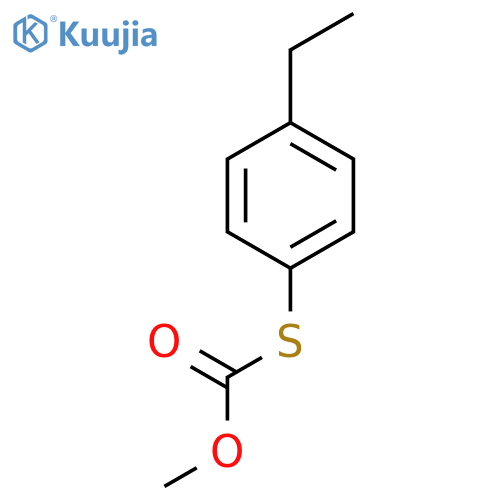 Carbonothioic acid, S-(4-ethylphenyl) O-methyl ester structure