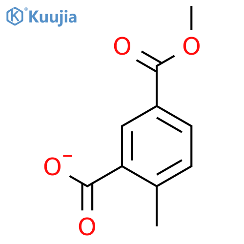 5-(Methoxycarbonyl)-2-methylbenzoic acid structure