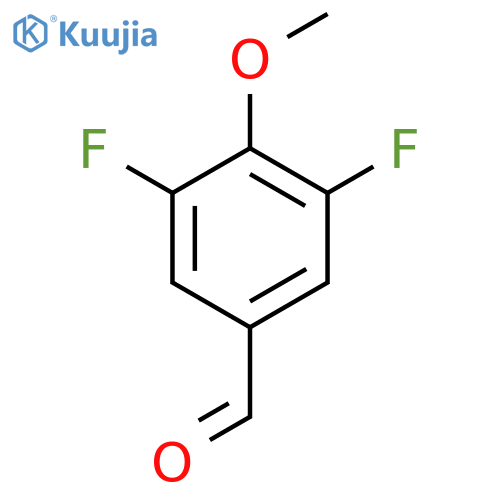 3,5-Difluoro-4-methoxybenzaldehyde structure