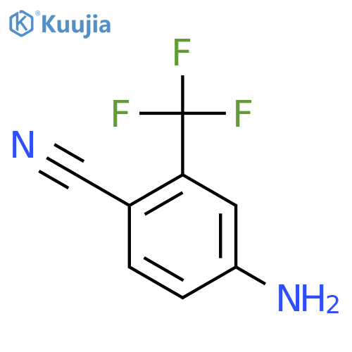 4-Amino-2-(trifluoromethyl)benzonitrile structure