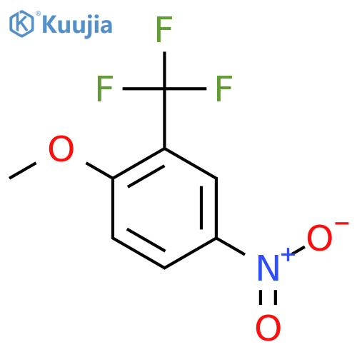 1-methoxy-4-nitro-2-(trifluoromethyl)benzene structure