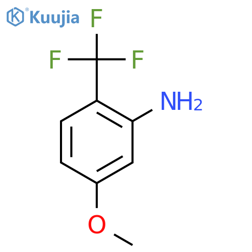 Benzenamine, 5-methoxy-2-(trifluoromethyl)- structure