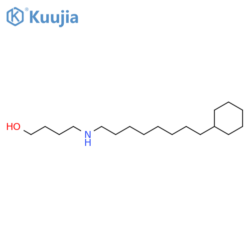 1-Butanol, 4-(cyclohexyloctylamino)- structure