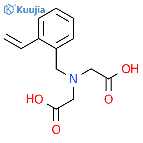 GLYCINE, N-(CARBOXYMETHYL)-N-[(ETHENYLPHENYL)METHYL]- structure