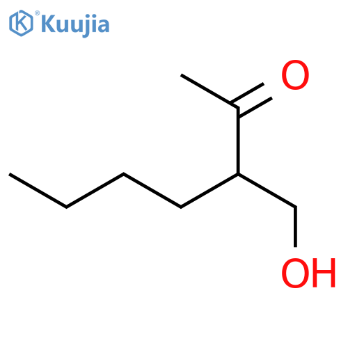 3-(Hydroxymethyl)heptan-2-one structure